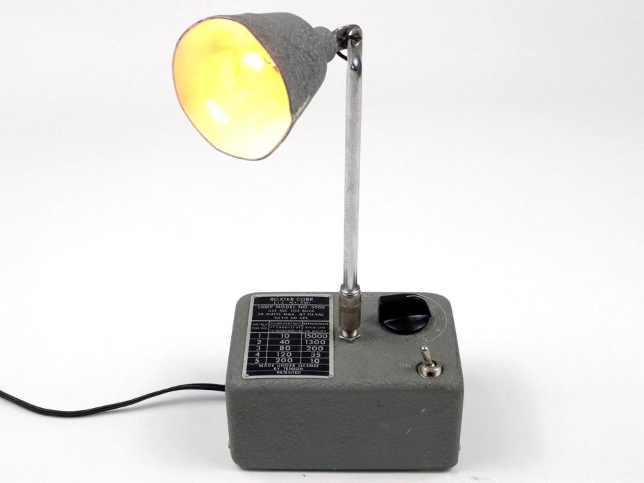 Roxter Tensor Adjustable Illumination Lab Bench Lamp Industrial Machine Lamp