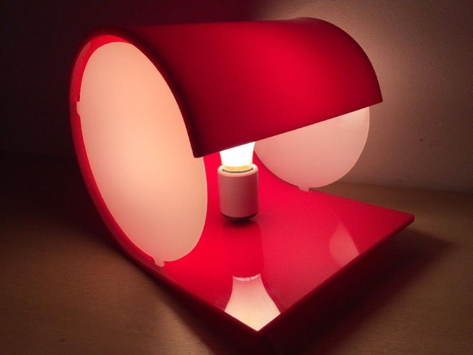 Beautiful Unique Red Wall Light Modern White Wall Hanging Plastic Vintage Cool