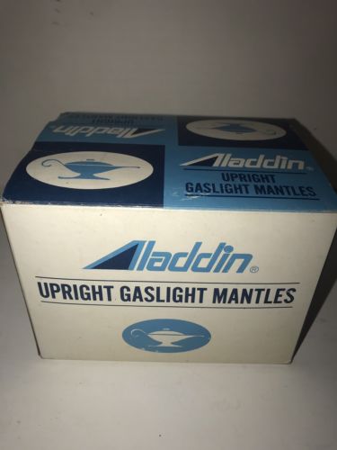 Aladdin gaslight upright mantles box of 11