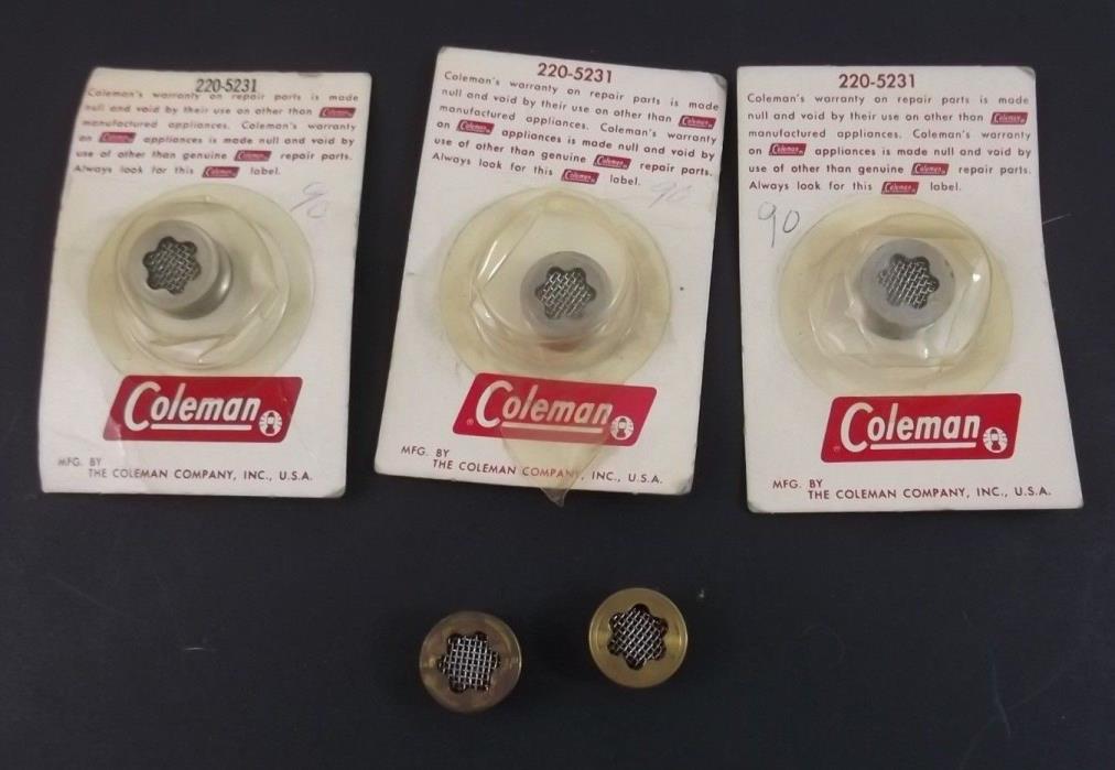 Coleman 220 5231 Lot Of 5 Lantern Cap Screen Assembly NOS OEM