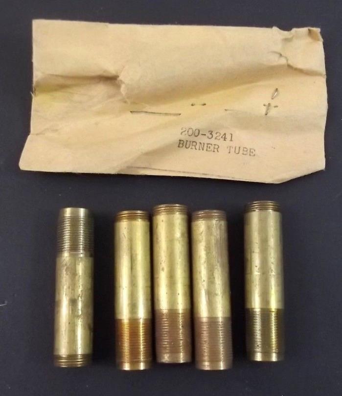 Coleman Burner Tube 200 3241 Lot Of Six 200 And 200A NOS OEM Brass