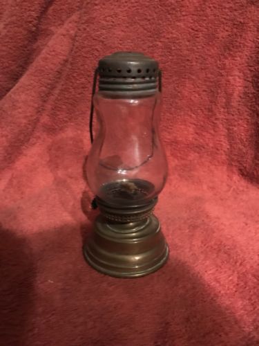 Antique Brass Small Skaters Kerosene Oil Lantern Lamp