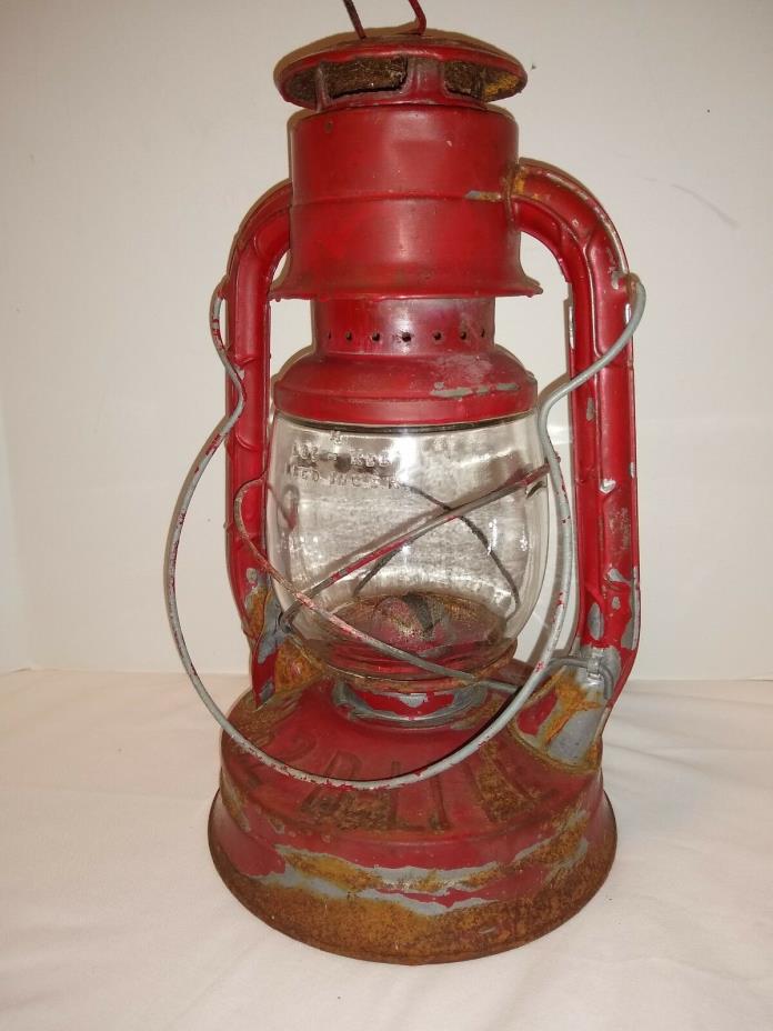 Antique DIETZ D-LITE No. 2 Lantern Globe Lamp Shade NY USA Pre-1950 Kerosene