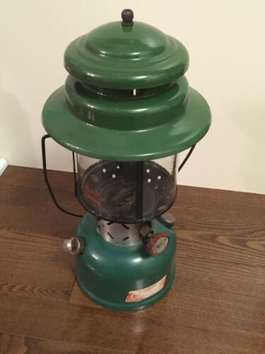 Vintage Original Coleman 1/1973 Model 220F Double Mantle Camping Lantern