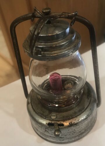 Vintage ROSE Battery Op Lantern Hong Kong British CC