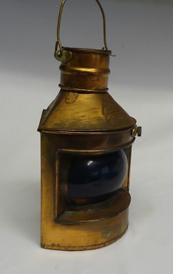 CWC Starboard Ship decor Copper Tin Metal Vintage Nautical Lantern candle ??