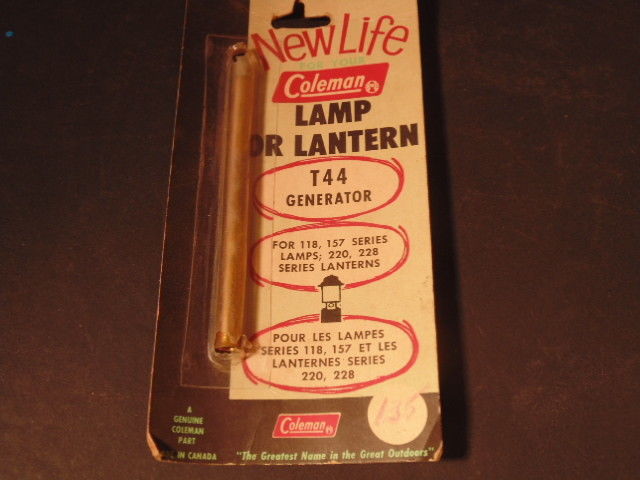 ONE COLEMAN LANTERN T44 GENERATOR NEW IN PACK.