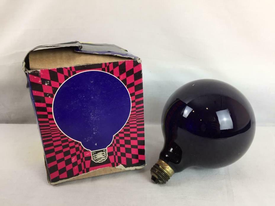 Vintage Giant Black Light Bulb 100W
