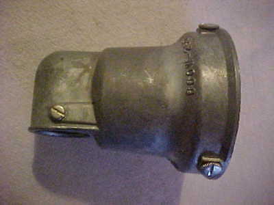 NEW OLD STOCK NOS Industrial Holphane Era Gas Station Type Leviton Angle Socket