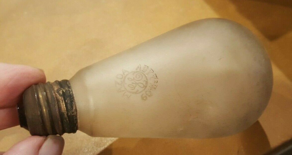 Antique Lamp Light Bulb GE Mazda Lamp 60 watts Frosted 5