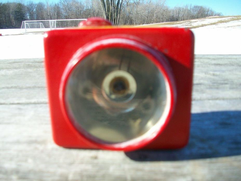 Vintage Safety-Glo Red Ray Lantern Flashlight R50T4