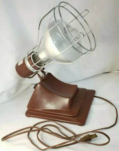 Vintage Sears Sun Lamp #7105 with Timer & 275 Watt Sun Lamp Bulb