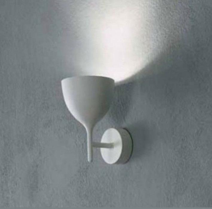 Rotaliana Black Wall Sconce Light Fixture Drink W1 Italian Designer