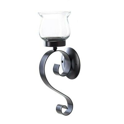 SCROLLING CANDLE SCONCE