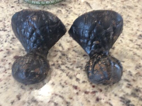 Vintage Heavy Black  Iron Wall Sconce Light Decorative Set Of Two As You See
