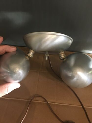 Vintage Mid Century Modern Wall Sconce MCM Retro ,, Works. 8 Inches Long . Each