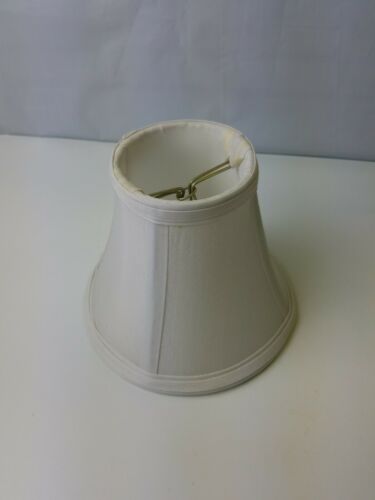 6 inch small white lamp shade mini lampshade clip on harp for 2 inch bulbs GUC
