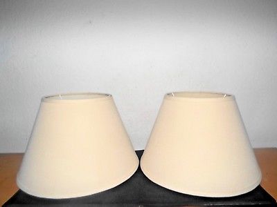 LAMPSHADES A PAIR OF HOTEL STYLE 10