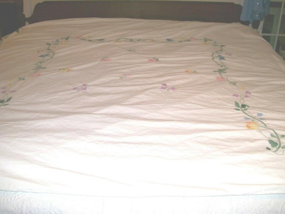 Beautiful Appliqued/Embroidered Duvet Cover/Featherbed Cover-80