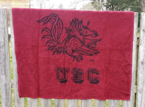 Vintage Biederlack Gamecock South Carolina Blanket