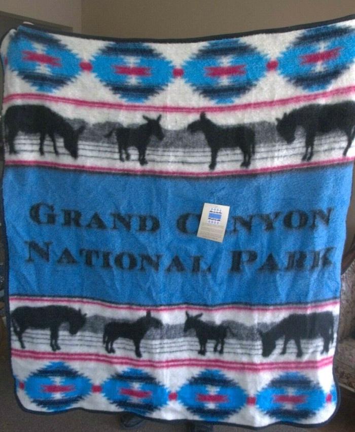 NEW w/ tags GRAND CANYON  earth ragz FLEECE warm BLANKET national park souvenir