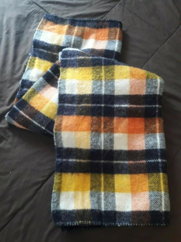 Vintage Ayers Wool and Nylon Blanket  Lachute Que Canada