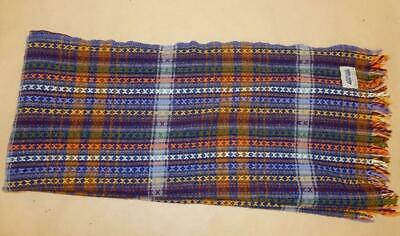 True Vintage Wool Blanket by Amana Fine Woolens, Iowa-Wonderful Design 60 x 48