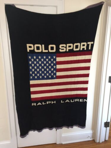 Vintage Polo Sport Ralph Lauren Blanket 90s