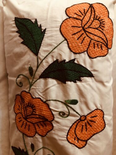 DECORATIVE PILLOWCASES EMBROIDERED BY HAND