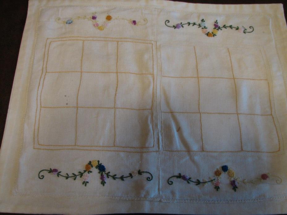 Vintage****Embroidered****Floral Boudoir******Baby Pillow Cover