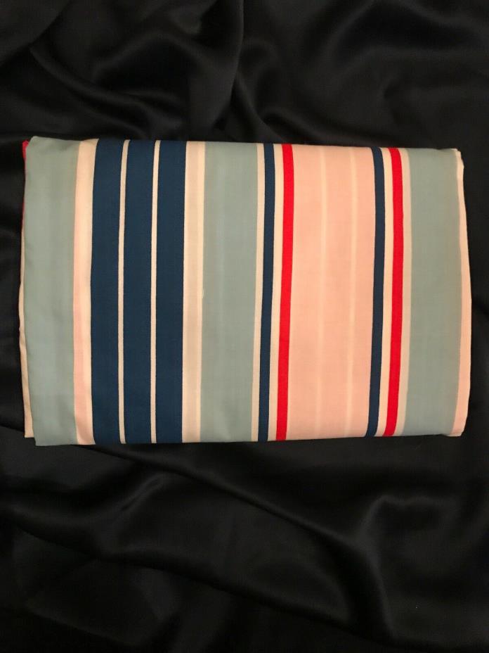 FAB! Vintage Wamsutta Ultracale Multi Color Striped Full Fitted Sheet 54
