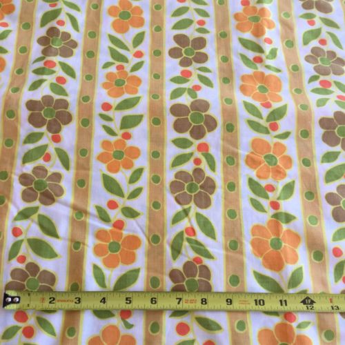 Vintage Cannon Royal Family Feather Lite Flower Power Fitted Flat Full Sheet