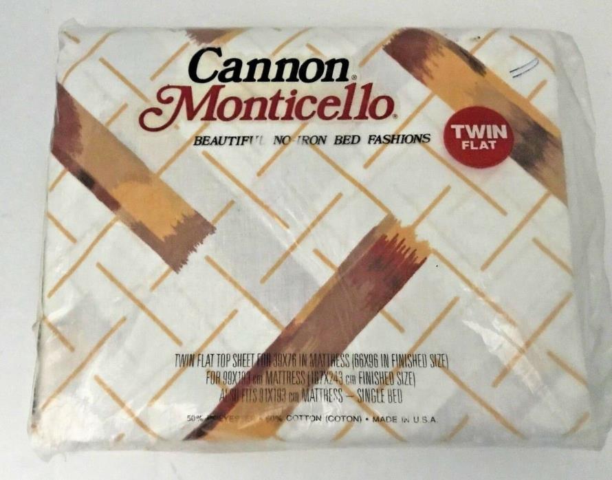 Cannon Monticello TWIN Flat Sheet No Iron 39
