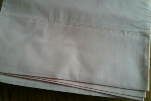 UNUSED VINTAGE PINK FULL FLAT SHEET ~ PENNEY'S ~ FINE COMBED COTTON PERCALE