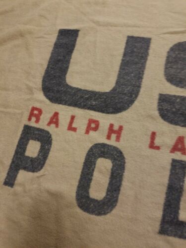 Polo Ralph Lauren Flag Beach Bath Towel Vintage 100% Cotton Made in USA