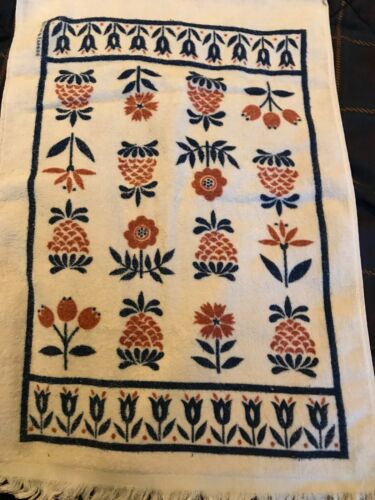 2 Vintage 1970’s  Used Cannon KitchenTowels Cotton & Wash Cloth Kitchen Terry