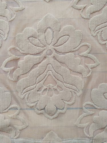 Curtain Drape Panel Sheer Brown Flower Polyester Rod Ready