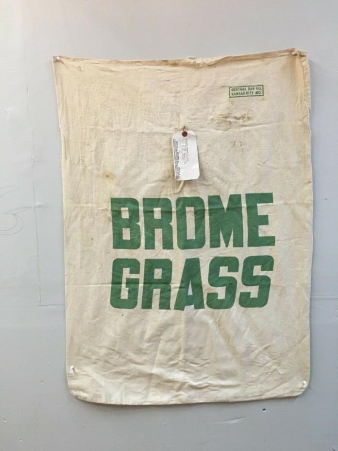 Antique seed sack central bag co.  Kansas City mo