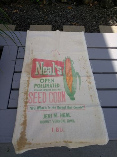 NEILS SEED CORN Vintage Feed Sack