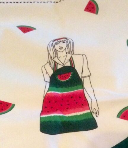 Melon Patch Apron Panel. Heavier Fabric. Almost Canvas Like.