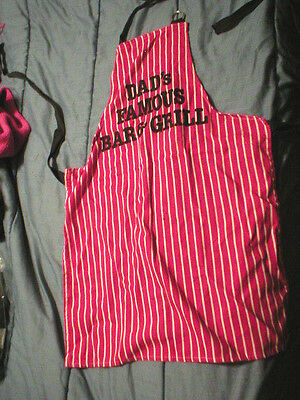 DAD'S FAMOUS BAR & GRILL APRON  USA MADE  NOW DESIGNS