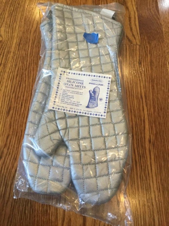 Parvin Professional Silicone Oven Mitts Sealed Unopened Ideal Freezer mitt