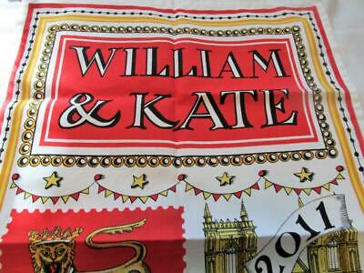 WILLIAM & KATE WEDDING 2011 EMMA BRIDGEWATER LINEN TEA DISH TOWEL