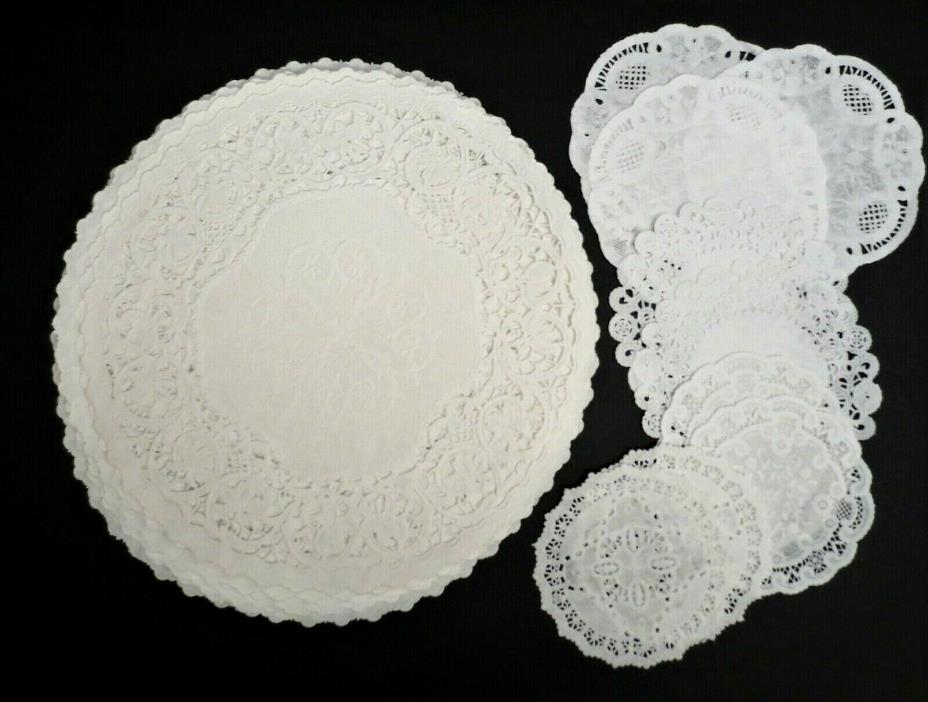 Lovely Vintage Lot Unused Assorted Paper Lace Doilies 4
