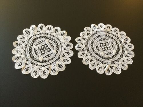 Two White Lace Doilies