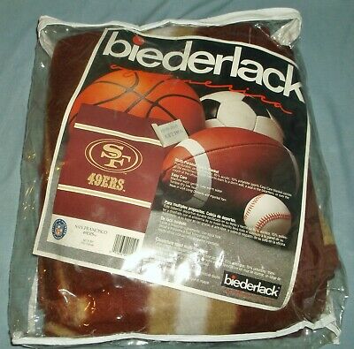 Biederlack Sports Blanket in Package San Francisco 49ers Football 60
