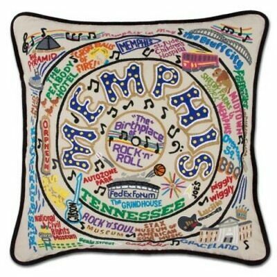 Memphis Hand-Embroidered Pillow