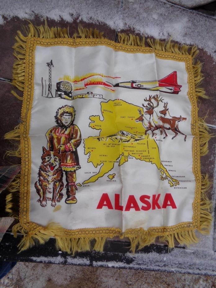 Vintage Sweetheart Souvenir Pillow Cover Alaska