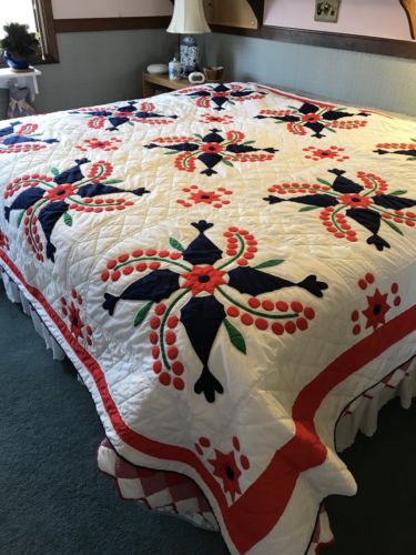 Handmade & Quilted King Size Quilt