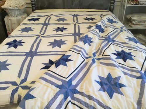 Lot Of 2 Cutter Quilts - Eight Point Star